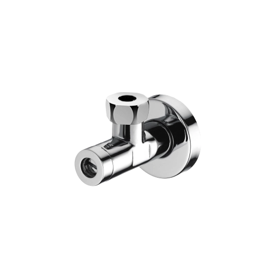 Angle Stop 1/2"IPS*3/8"OD (Polish & Chrome-Plated)