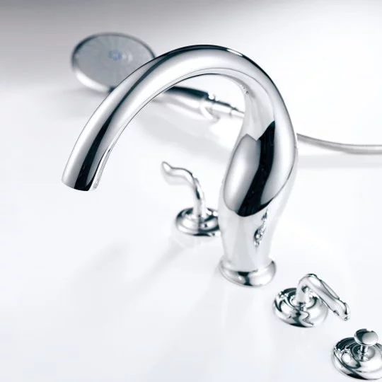 Ether สองมือจับอ่างอาบน้ำ Faucet