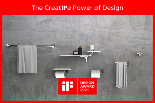 Justime's Nature Series Faucet and Bathroom Accessories คว้ารางวัลการออกแบบ iF ประจำปี 2021!
